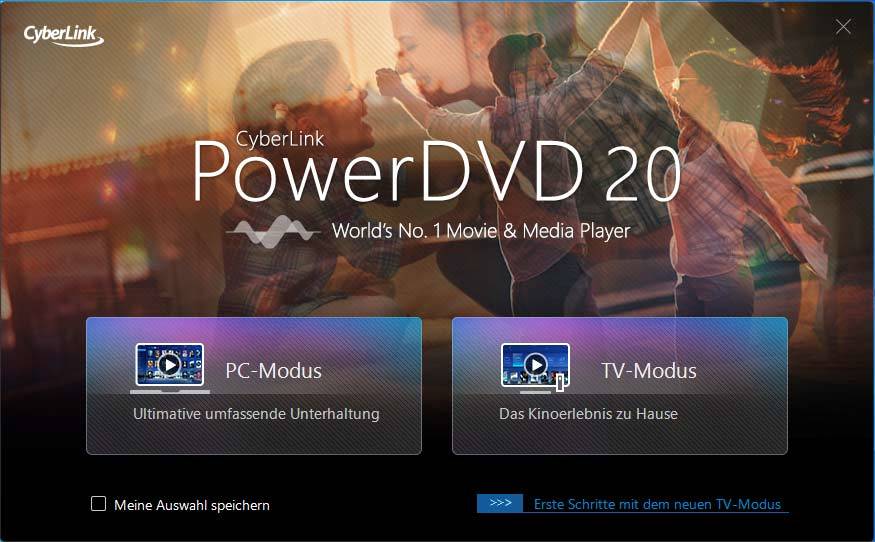 cyberlink media player with powerdvd 20
