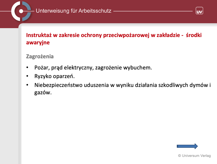 Unterweisung - allgemein - polnisch - Sofort-Download